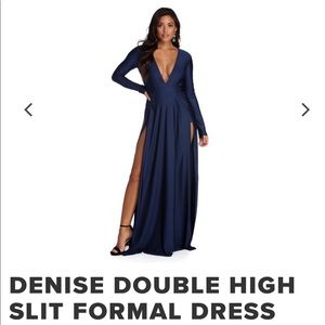 Long Formal Blue Dress